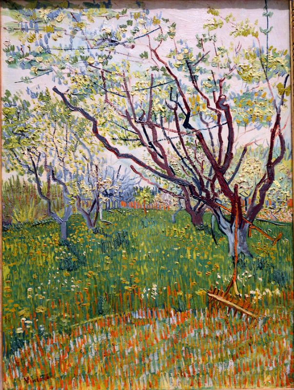 07A The Flowering Orchard - Vincent van Gogh 1888 - New York Metropolitan Museum of Art
